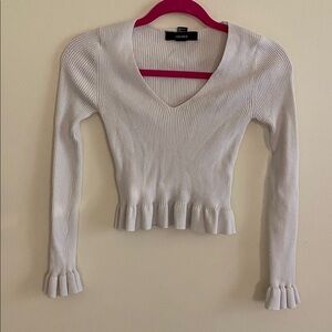 Forever 21 Frills/Ruffles Sweater